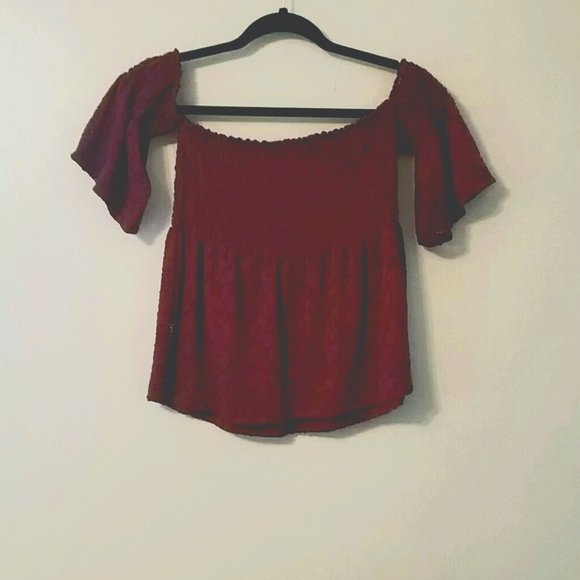 Ambiance Tops - Ladies baby doll lace top Nwot